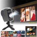 Προβολέας Window Projector με 12 θεματικά βίντεο για το Halloween και τα Χριστούγεννα - 2