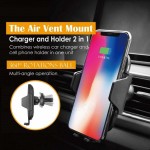 Βάση αυτοκινήτου με Wireless φόρτιση τηλεφώνου, τηλεσκοπικό βραχίονα και περιστροφή 360 μοιρών - 7