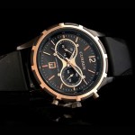 Ανδρικό ρολόι Curren Fashion Lux με μαύρο καντράν - 2