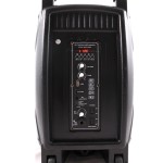 Ενεργό ηχείο FEIYIPU ES-5000A 8" με LED φωτάκια, ασύρματο μικρόφωνο και τηλεχειριστήριο, 50W, ραδιόφωνο FM, κάρτα TF, USB, Bluetooth, AUX - 6