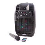 Ενεργό ηχείο FEIYIPU ES-83, 8" με LED φωτάκια, ασύρματο μικρόφωνο και τηλεχειριστήριο, 50W - 2