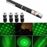 Πράσινο στυλό λέιζερ με 5 εξαρτήματα disco, επαναφορτιζόμενες μπαταρίες και κουτί - 3