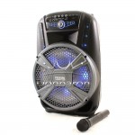 Φορητό Bluetooth Karaoke ηχείο FEIYIPU ES-12 με ασύρματο μικρόφωνο, εφέ φωτισμό και ψηφιακή οθόνη 12 ιντσών - 6