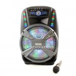Φορητό Bluetooth Karaoke ηχείο FEIYIPU ES-12 με ασύρματο μικρόφωνο, εφέ φωτισμό και ψηφιακή οθόνη 12 ιντσών - 4