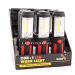 LED φακός με μαγνήτη και περιστροφικό κλιπ, 300 lumens - 5