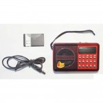 Φορητό ραδιόφωνο FM JOC με USB, SD, Micro SD κάρτα, AUX, MP3 - 6