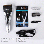Επαγγελματική ασύρματη ξυριστική μηχανή Kemei KM-1720 - 4