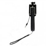 Πολυτελές selfie stick - μαύρο - 1