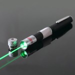 Πράσινο στυλό λέιζερ με εξαρτήματα disco και μπαταρίες - 2