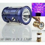 Κάμπινγκ LED φακός 3 σε 1 με Disco λάμπα SH-5801 - 13