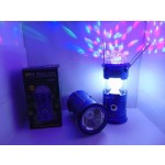 Κάμπινγκ LED φακός 3 σε 1 με Disco λάμπα SH-5801 - 18