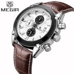 Ανδρικό ρολόι Megir Brown Casual - 15
