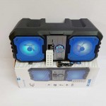 Φορητό ηχείο bluetooth με έγχρωμη μουσική, ραδιόφωνο FM, οθόνη LED, τηλεχειριστήριο και μικρόφωνο - 12