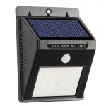PIR ηλιακή LED λάμπα με αισθητήρα για εγκατάσταση τοίχου - 2
