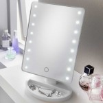 Μεγάλος καθρέφτης με LED φωτισμό και κουμπί αφής Large Led Mirror - 3