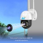Εξωτερική περιστρεφόμενη κάμερα 4G C15H-4G με κάρτα SIM - 4
