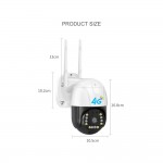 Εξωτερική περιστρεφόμενη κάμερα 4G C15H-4G με κάρτα SIM - 3