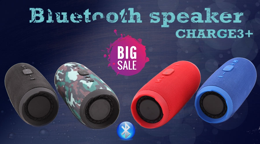 Φορητό Bluetooth ηχείο CHARCE3+ με λειτουργία πάνω από 20 ώρες σε κορυφαία τιμή